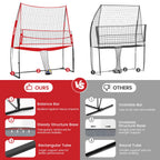Volleyball Training Net Equipment 11x8FT Portable Volleyball Practice Net for Skills Training