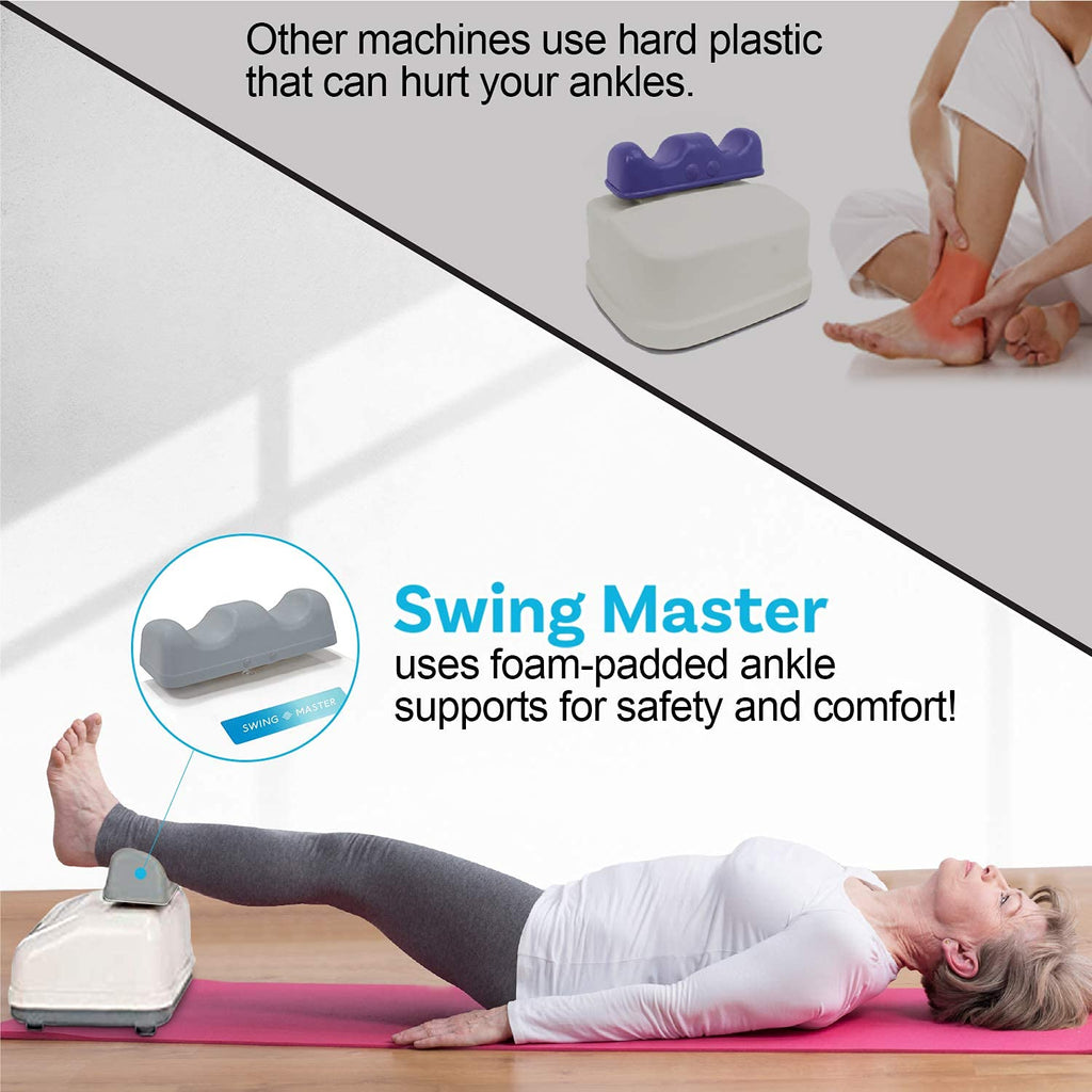 Chi swing machine passive aerobic exerciser figure trimmer lymphatic massager body shaker leg exercise FSA HSA