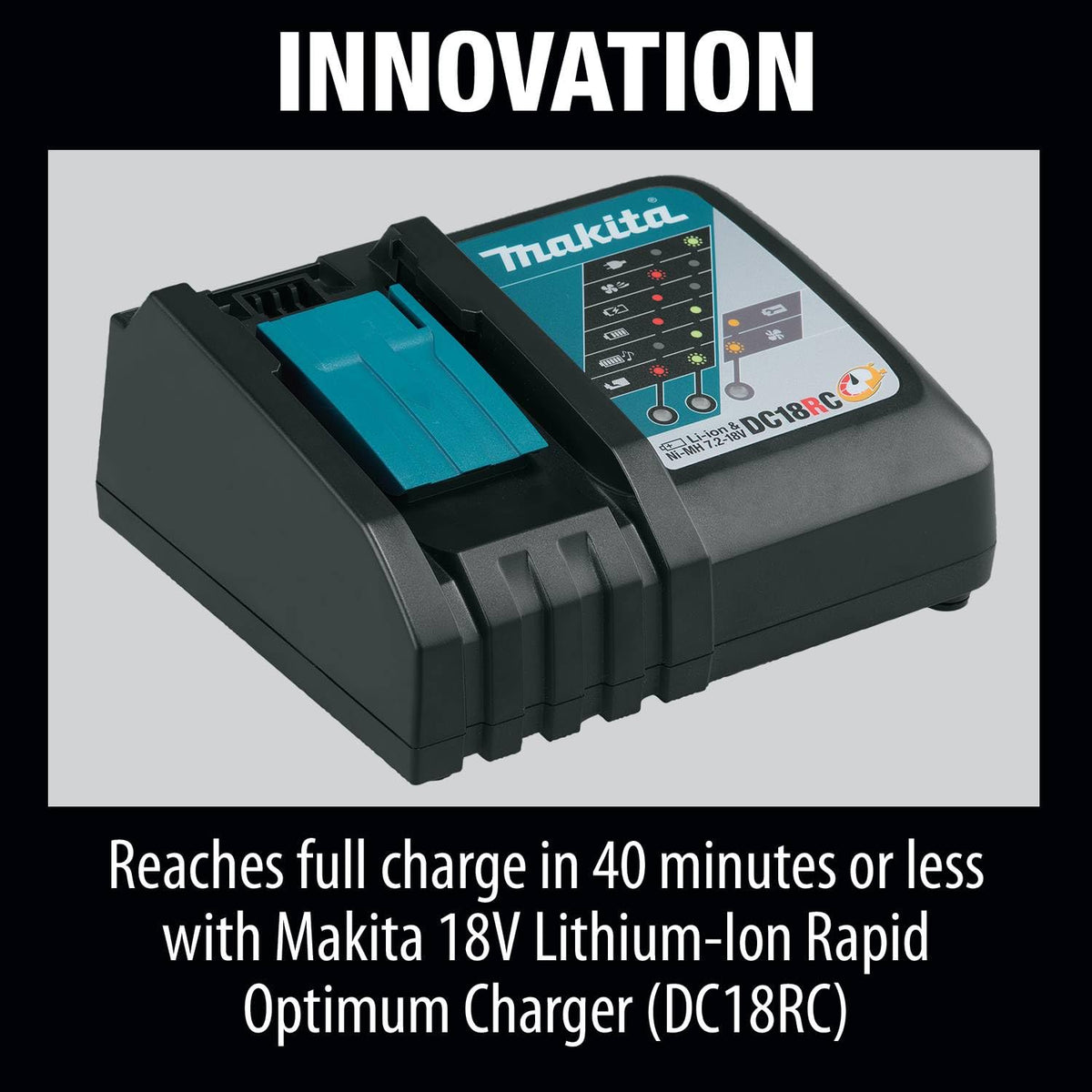 BL1840BDC2X 18V LXT Lithium Ion Battery and Rapid Optimum Charger Starter Pack 4.0Ah for Cordless Tools