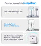Large Baby Bottle Washer Sterilizer and Dryer Machine Holds 6 Bottles Easy to Clean and Use