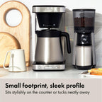 8 Cup Coffee Maker Single Serve Thermal Carafe Stainless Steel Brewing Machine for Home Office