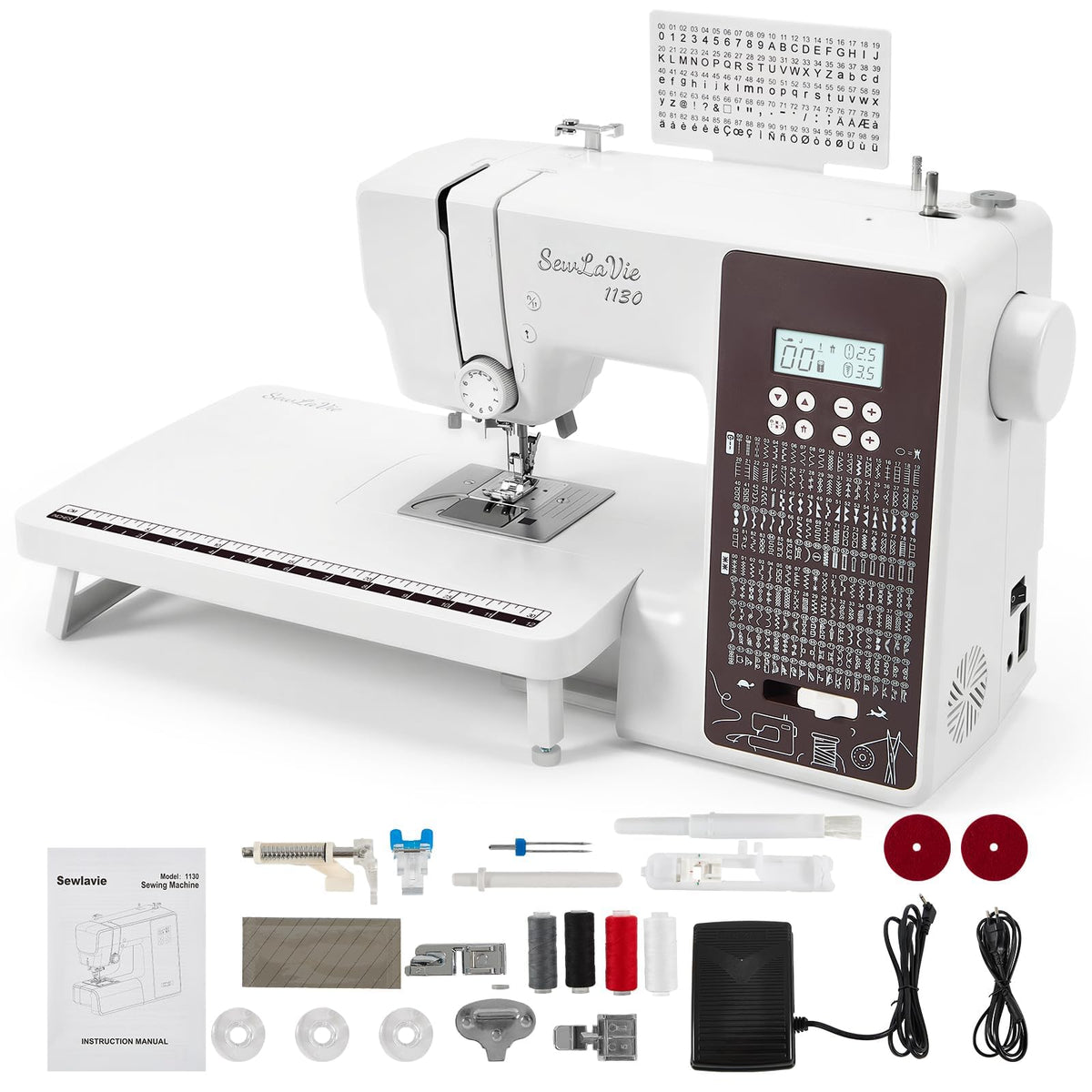 Computerized Sewing and Quilting Machine Model 1130 with 300 Built In Stitches for Home DIY Projects