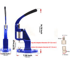 Hand Press Machine with Setting Dies All in One Set for Snap Button Fastener Rivet Eyelet Grommet