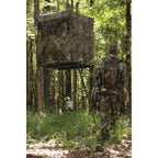 6 Foot Tripod Hunting Tower Blind 2 Man Elevated Stand Hunting Gear Equipment Accessories 4 by 4