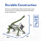 Commercial Grade French Fry Cutter Heavy Duty Potato Slicer for Kitchen and Restaurant Use