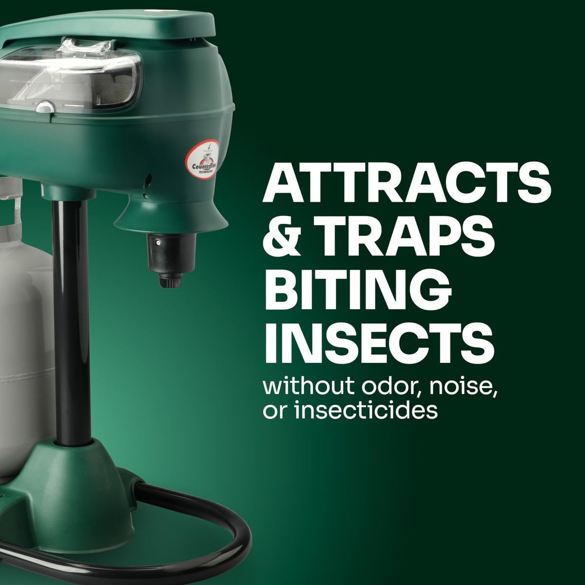Patriot Plus Propane Mosquito Trap CO2 Flying Insect Trap Outdoor Backyard Mosquito Control