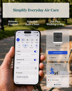 Smart pet air purifier for home pets large room Vital Pet Pro white air cleaner with odor control