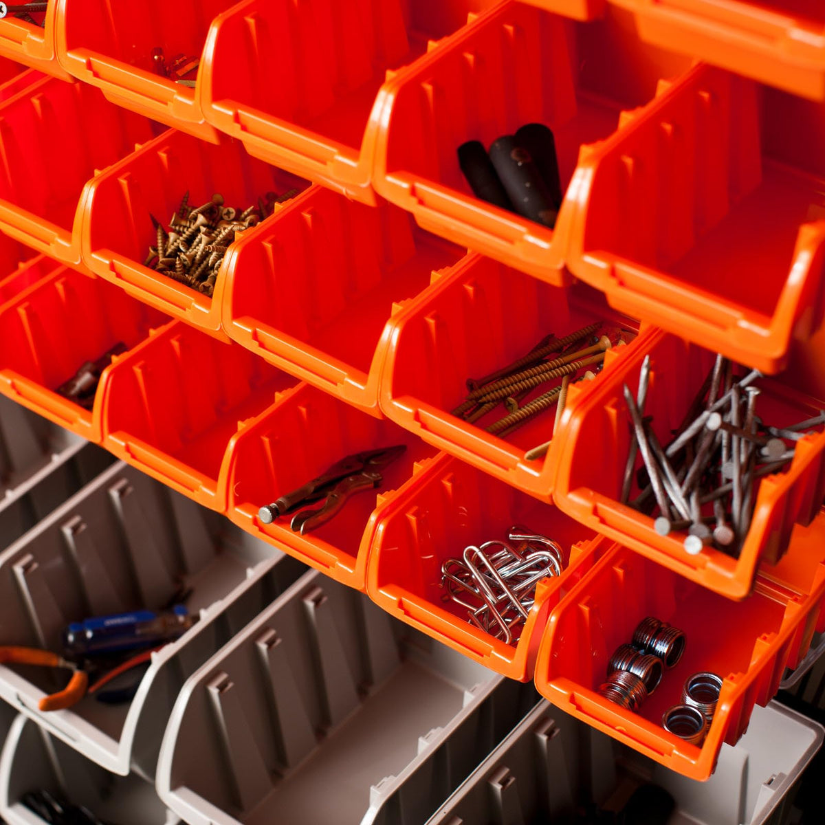 7 tier dual sided rolling storage bin rack parts organizer black heavy duty mobile utility cart