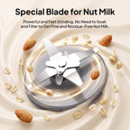 Automatic Nut Milk Maker, 12-in-1, Removable Blade, 50.73 Fl Oz