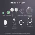 Stride app control breast pump hands free wearable ultra quiet electric 2 modes 10 settings 5oz