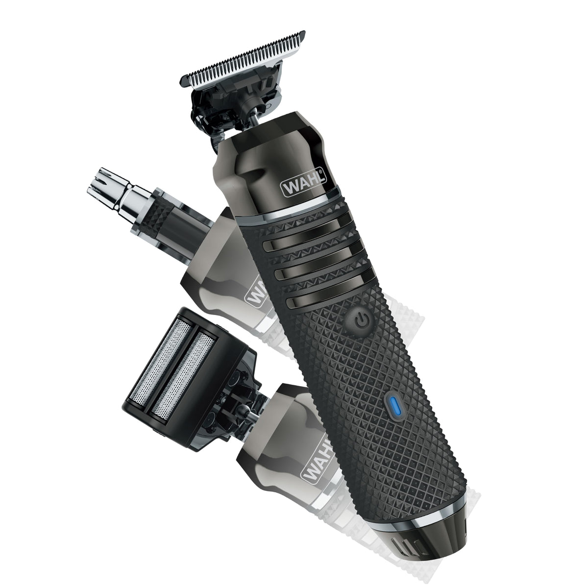 Pro Series High Visibility Cordless USB Skeleton Style Beard Trimmer for Men Rechargeable Grooming Tool