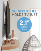 Tilting TV Wall Mount for 42 to 90 Inch TVs, Low Profile, 12 Degree Tilt
