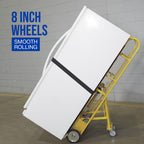 Convertible hand truck 1200 pound capacity 2 or 4 wheel design heavy duty utility dolly cart