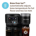 Single Serve and Carafe Coffee Maker for Hot and Iced Drinks, 72 Oz Reservoir