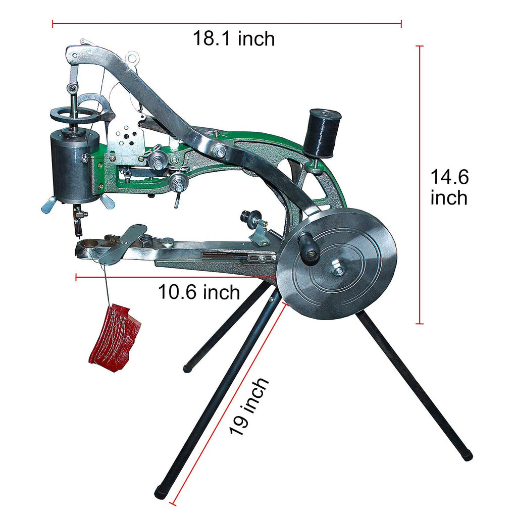 Version 10 Shoe Repair Hand Sewing Machine with Nylon Line Manual Mending for Shoes Bags Clothes Quilts Coats