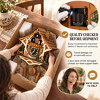 Traditional Handmade Wooden Cuckoo Clock With Quartz Wall Clock Movement Family Gift Home Decor