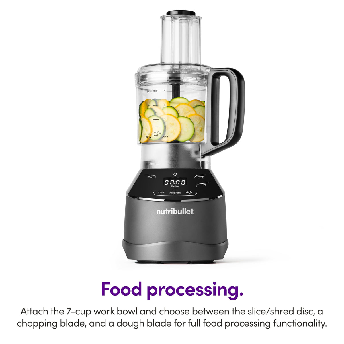 Triple Prep System 1500W 3 in 1 Kitchen Blender Food Processor High Speed Countertop Combo NBKS50100