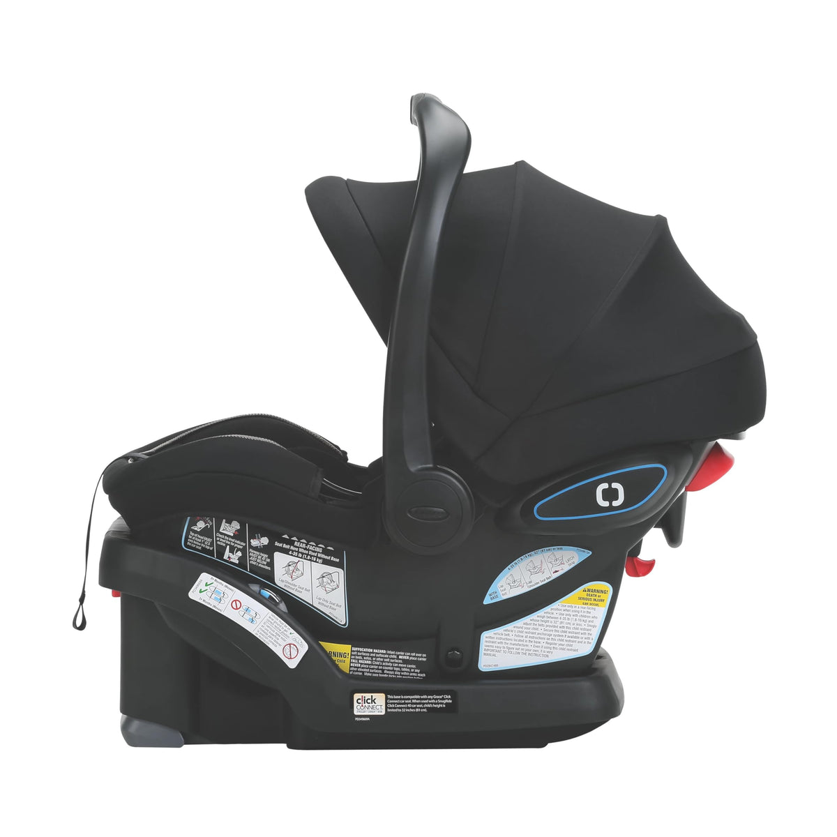 Infant infant car seat Ion with easy install secure fit and comfort