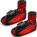 Red Light Therapy Foot Massager 101 LED Neuropathy Pain Relief 660nm 850nm 3 Heat 5 Intensity Pulse Cordless