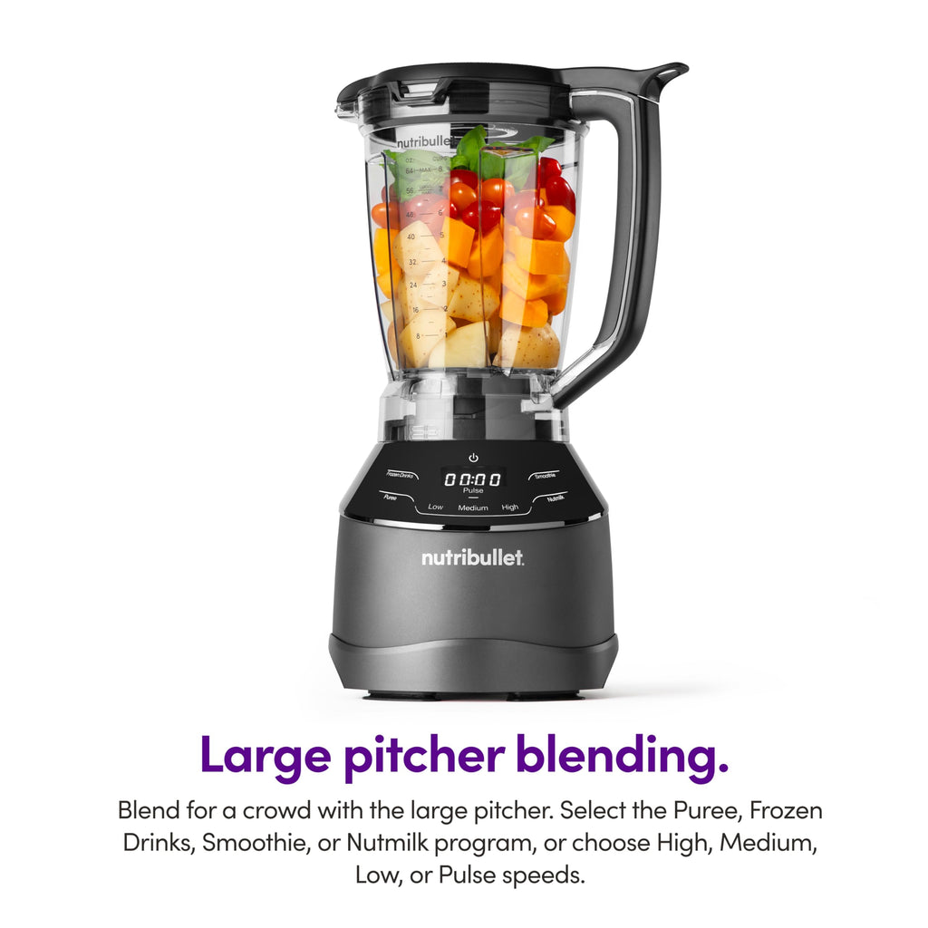 Triple Prep System 1500W 3 in 1 Kitchen Blender Food Processor High Speed Countertop Combo NBKS50100
