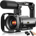 8K Video Camera 88MP WiFi Vlogging for YouTube 18X Zoom IR Night Vision 3.0 Touch Screen Mic Stabilizer Remote