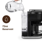Single Serve and Carafe Coffee Maker for Hot and Iced Drinks, 72 Oz Reservoir