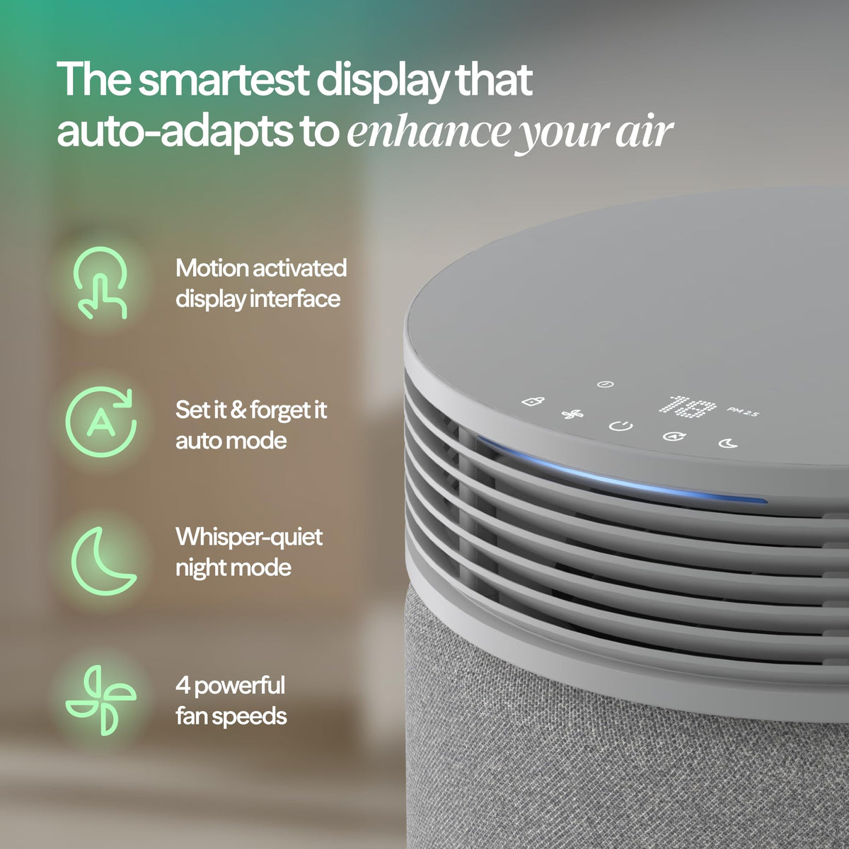 Air Purifier for Home Bedroom Dorm up to 1190 Sq Ft Signature SP1i HEPA Clean Air Solution
