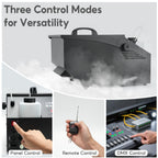 1500W Low Lying Fog Machine with Dry Ice Fog Chiller for Stage Events