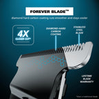 Pro Series High Visibility Cordless USB Skeleton Style Beard Trimmer for Men Rechargeable Grooming Tool