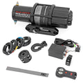 4,500 LB UTV ATV Winch ProSeries 1.4HP Electric 50 Ft Synthetic Rope Remote Waterproof 12V Off Road Recovery