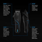 5 Star Vapor Cordless and Corded Hair Clipper with F32 Fadeout Blade Barber Grooming Tool
