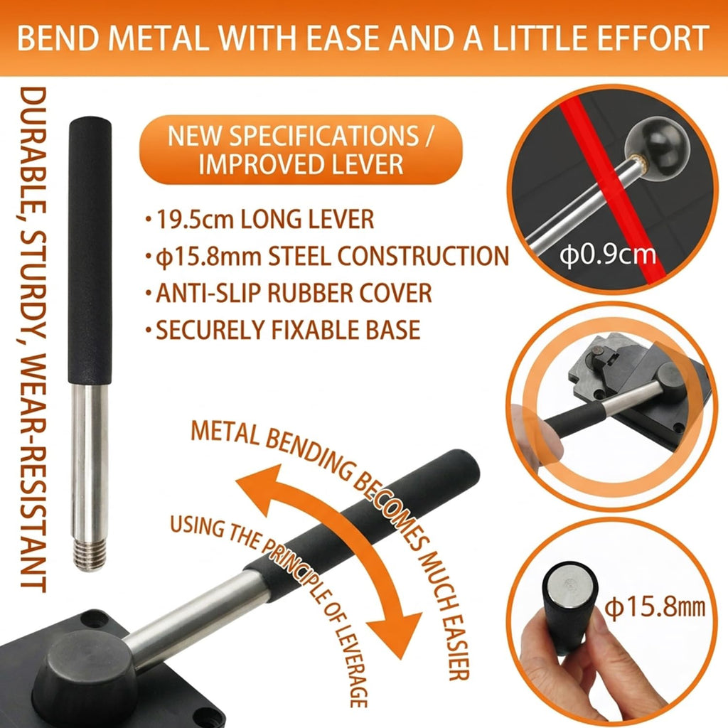Ring Bender Tool Kit for Metal up to 3mm Steel Nylon Dies Mandrel Ring Sizer Spoon Ring Maker Heavy Duty Tool