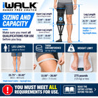 Hands-Free Knee Crutch Mobility Aid, Third Generation