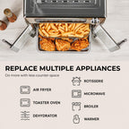 French Door Air Fryer Toaster Oven, 26 Qt Countertop Multi-Function