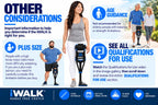 Hands-Free Knee Crutch Mobility Aid, Third Generation