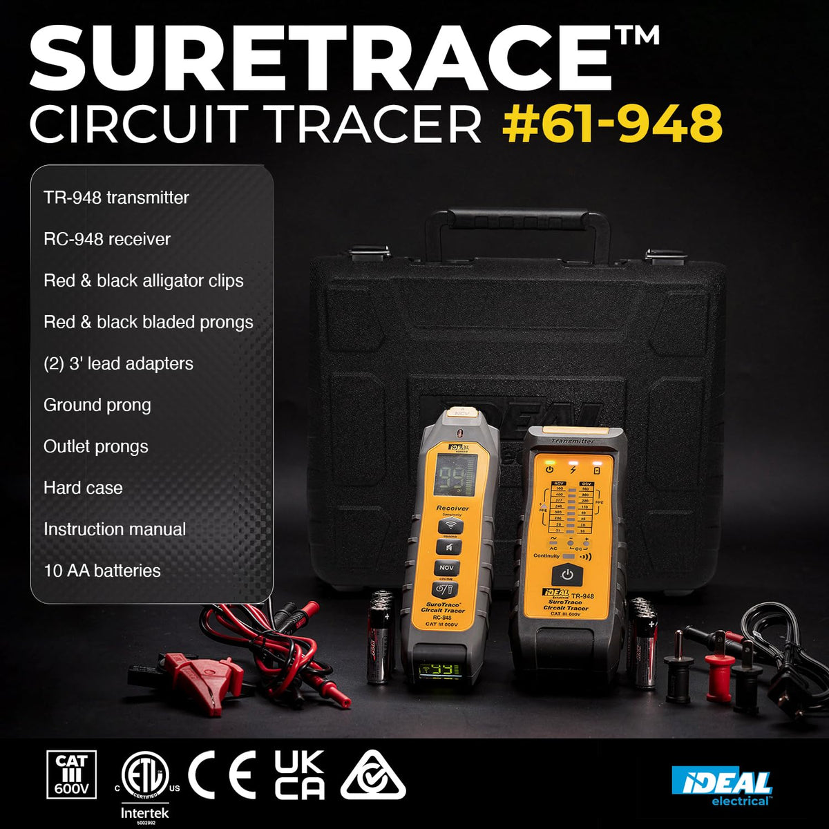 Circuit Tracer and Circuit Breaker Finder for Electrical Troubleshooting