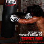 100 lb Powerhide Heavy Bag for Boxing MMA Muay Thai Durable Training Punching Bag 42x14 Home Gym