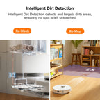 Robot Vacuum and Mop with 7,000 Pa Suction, Hot Water Mop Washing, Auto Dry, Qrevo Pro