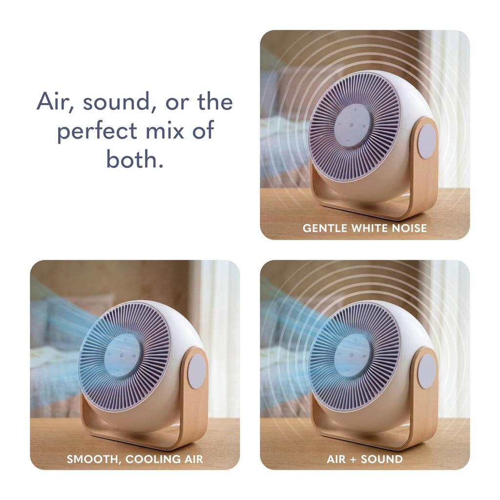 Smart Cooling Fan with White Noise for Bedroom Sleep