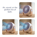 Smart Cooling Fan with White Noise for Bedroom Sleep