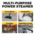 915e Multipurpose Steam Cleaner with 18 Accessories Portable for Home Car Upholstery Floors