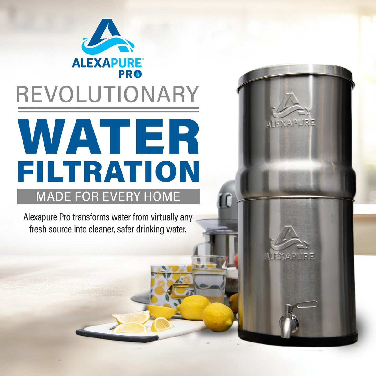 Pro Stainless Steel Water Filtration System with 200 Gallon Capacity for Clean Drinking Water