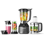Triple Prep System 1500W 3 in 1 Kitchen Blender Food Processor High Speed Countertop Combo NBKS50100