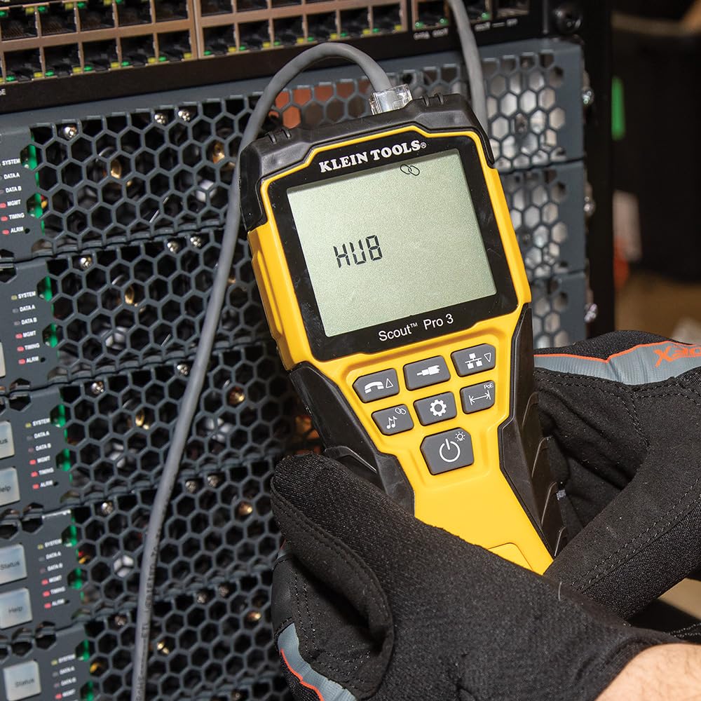 VDV501-852 Scout Pro 3 cable tester with locator remote set for Ethernet coax voice testing