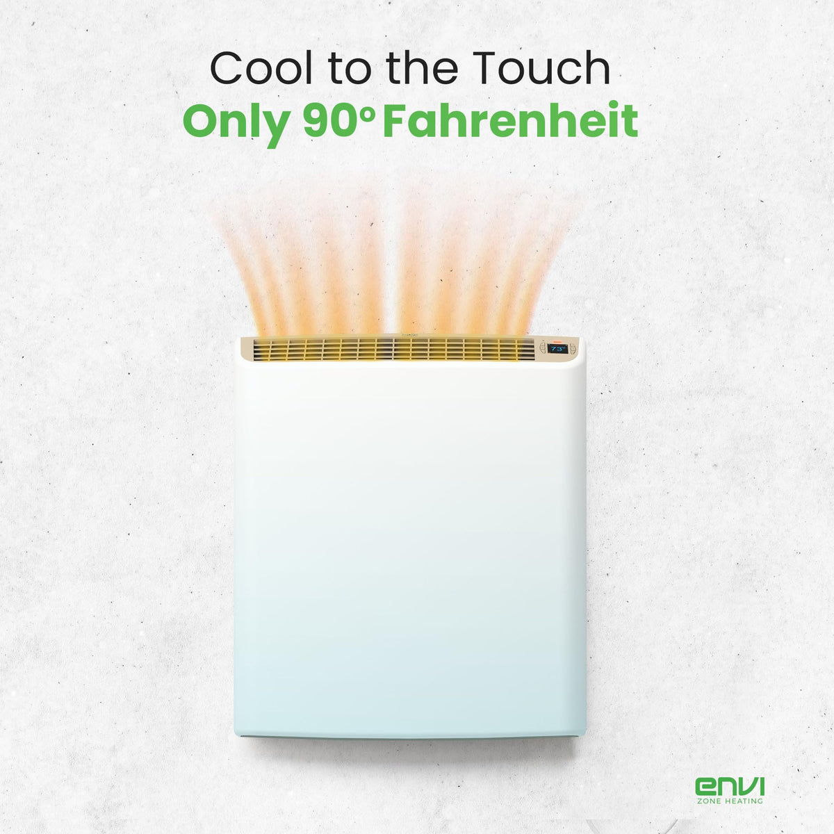 1000W Wi Fi Plug In Electric Wall Heater Energy Efficient Large Room App Control Thermal Shut Off
