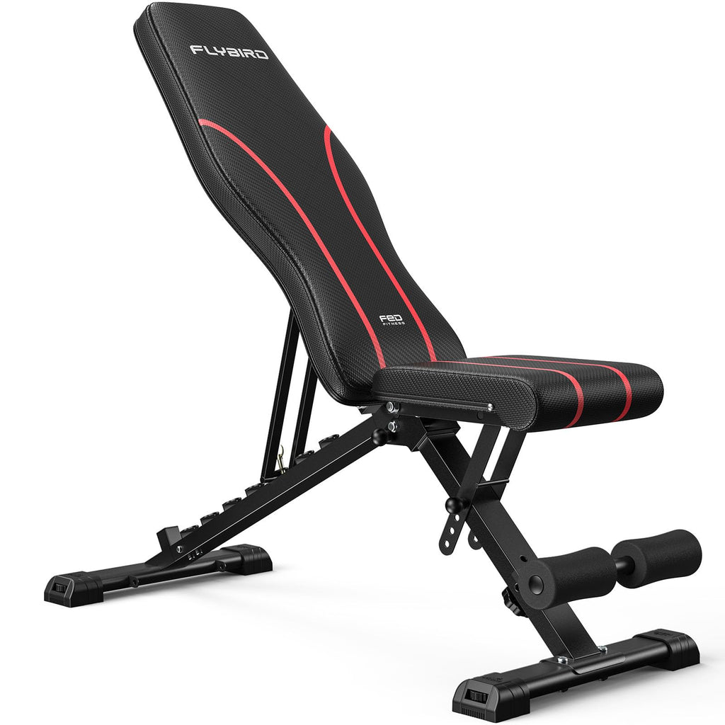 Adjustable Weight Bench 750 lb ASTM Tested Foldable Workout Bench for Home Gym Strength Training
