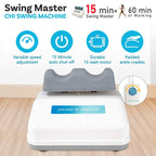 Chi swing machine passive aerobic exerciser figure trimmer lymphatic massager body shaker leg exercise FSA HSA