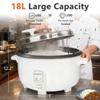 Commercial rice cooker 90 cup 16 qt large capacity cooker for restaurant catering and buffet