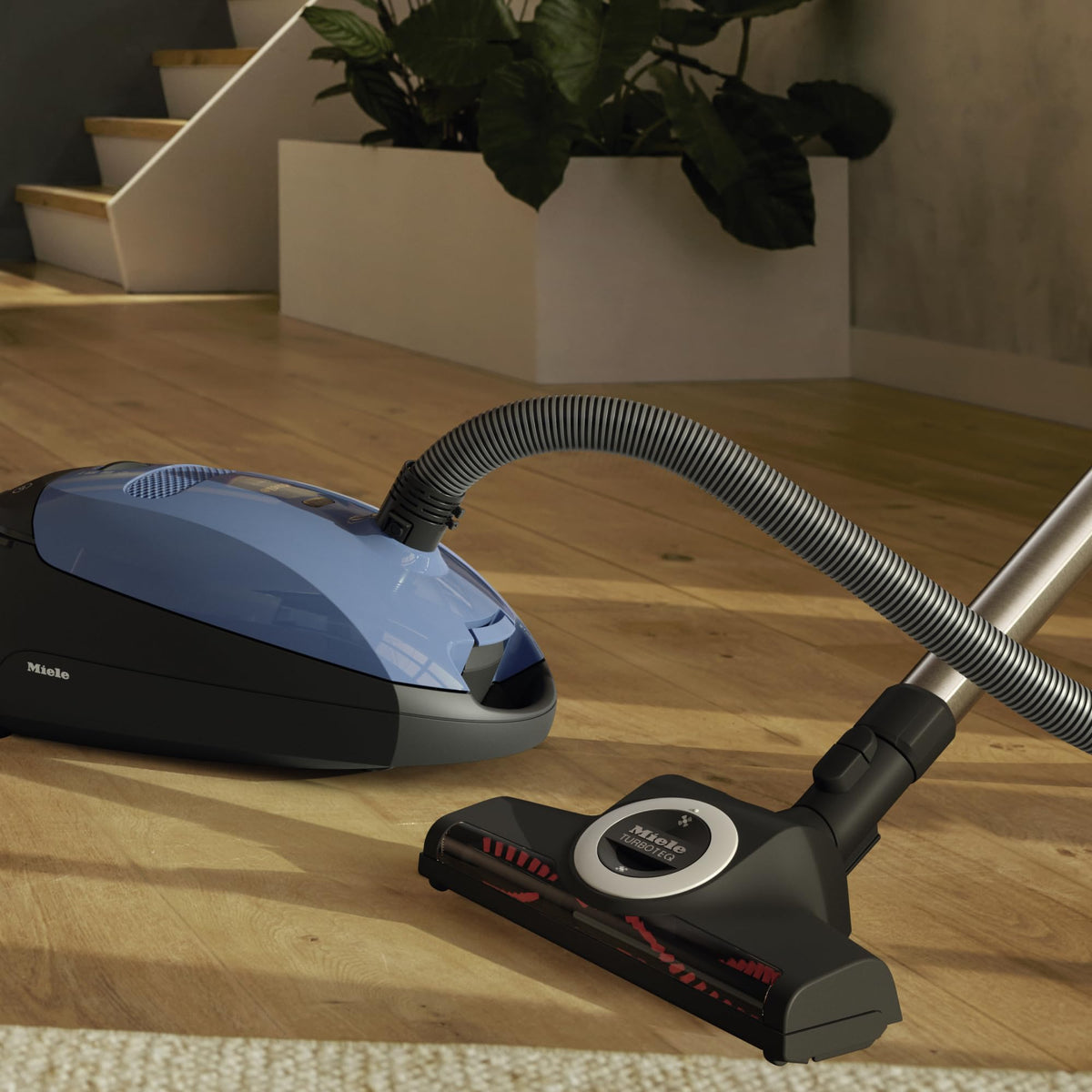 Bagged Canister Vacuum for Hard Floors and Low to Medium Pile Carpet