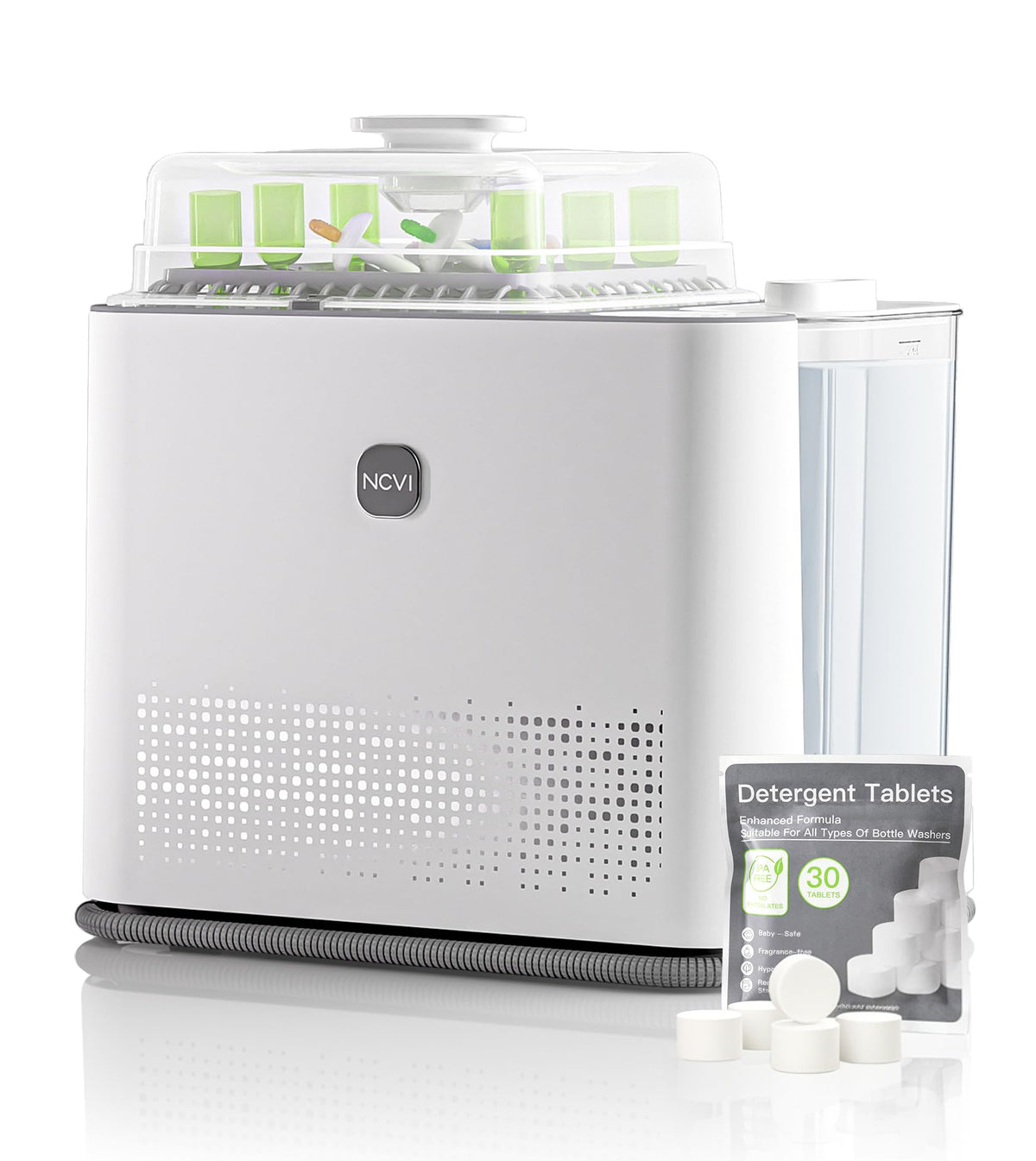 Large Baby Bottle Washer Sterilizer and Dryer Machine Holds 6 Bottles Easy to Clean and Use